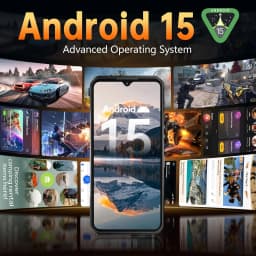 OUKITEL WP55 Pro 5G Rugged Smartphone Unlocked Android 15-48GB+512GB/2TB Rugged Cellphones, 6.6''FHD+Display 108MP Rear Camera