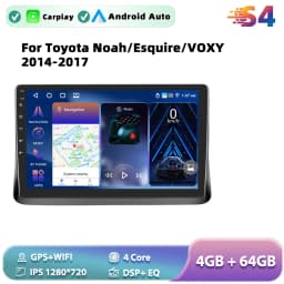 Podofo Android Car Radio For Toyota Noah/Esquire/VOXY 2014-2017 Carplay Android Auto Multimedia Player GPS RDS Head Unit