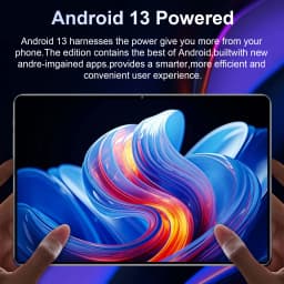 12000mAh Battery Android 13 Tablet 16GB RAM 1TB ROM 16MP+32MP Camera 5G WiFi Portable Tablet Suitable for Daily Entertainment Online Learning Holiday Gift