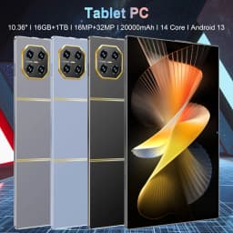 2026 Original Tablet 16GB 1TB 10.36 inch Android 13 Global 20000mah 5G Dual SIM WIFI 14 Core HD Full Screen Network Global GPS