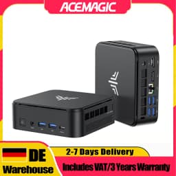 ACEMAGIC E3B Amd Ryzen 7 7735Hs (8C/16T Up To 4.75Ghz) 24Gb Ram 512Gb Ssd Mini Pc Air-Cooled Triple 4K Monitor Wifi 6 Windows 11 Pro Quiet For Office & Home Office