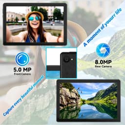 10.1 Inch Tablet Android 15 OS GMS Certified Tablets 2.0 GHz 20GB RAM 64GB ROM 1TB Expand WiFi 6 Bluetooth 5.4 Dual Camera