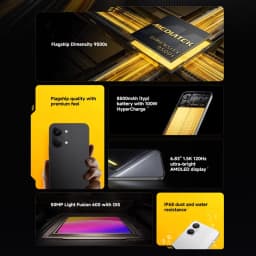 POCO X8 Pro MAX 5G NFC Smartphone 6.83 "Dimensity 9500S Processor 8500 mAh Battery 50MP Light Fusion 600 Sensor Camera with OIS
