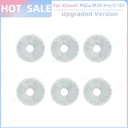 Fit For Xiaomi Mijia M30 Pro /C107 Robot Vacuum Parts Roller Side Brush Cover Hepa Filter Mop Cloth Bracket Dust Bag Accessories