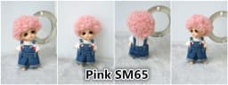 JD713 1/12 Tiny Short Curly Doll Wigs For Size 3-4 Inch 9-10cm Wholesale Afro Tight Lati White BJD Synthetic Mohair Hair