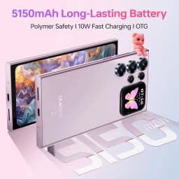 OUKITEL C62PRO 4G Unlocked Cell Phone 6.88" Display, 24GB RAM+256GB ROM/TF 1TB, 5150mAh Smartphone, 1800 Camera