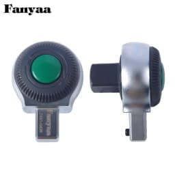 Fanyaa Wrench Ratchet Head Replacement Part Square Tenon Drive End 9*12,14*18mm, 1/4 3/8 1/2 3/4 Inch Reversible Socket Ratchet