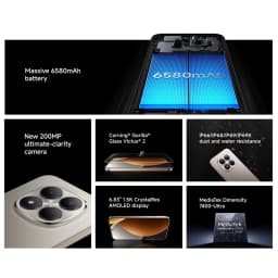 Xiaomi Redmi Note 15 Pro 5g Mediatek Dimensity 7400-Ultra 6.83" Amoled Display 6580 Mah Battery 120Hz 200Mp Ois Camera Original