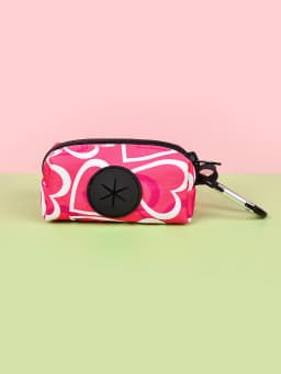 Cute Design Pet Poop Bag Holder Dispenser Without Poop Bag And Leashes Can Attached With Any Dog Leashes For Valentine's Day