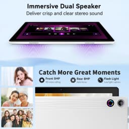 Tablet 10.1 Inch Android 14 Tablet PC, 10GB(3+7) RAM 64GB ROM Octa‑Core Processor, 1280*800 LCD Display, 5000mAh Battery, Only Tablet, For Daily Entertainment Reading Browsing