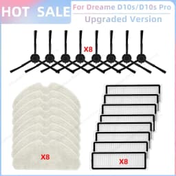Fit For Dreame F10 RLF11SA, D9 Max Gen 2 / D10s / D10s Pro Vacuum Parts Main Roller Side Brush Filter Mop Cloth Accessories