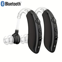 Rechargeable Digital Hearing Aid Adjustable Tone Best Sound Amplifier Portable Deaf Elderly BTE Hearing Aid