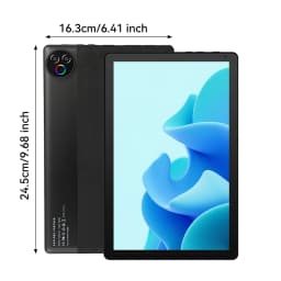 10.1 Inch Android 16 Tablet PC Set, Stylus Keyboard Mouse Headphone Included, 20GB (3+17 expansion) RAM, 64GB ROM, Five-core A333, WiFi6, Widevine L1, 6000mAh, Face Unlock, 5MP+8MP Dual Camera, 1280*800 HD IPS Touch Screen, 1TB TF Expandable, KB1001L