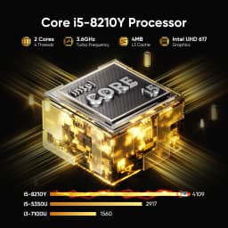 HYPERSTRIX 16' Laptop Computer Core I5 (up to 3.6GHz) 16GB RAM, 512GB SSD, Notebook PC, 1920 X 1200 FHD 16:10 Display, with BT5.0 Wi-Fi, USB A, HDMI, RJ45, Backlit Keyboard