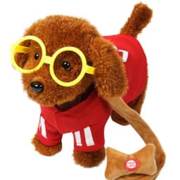 Robot Dog Sound Control Interactive Dog Electronic Pets Plush Puppy Walk 72 Songs Talk Teddy Toys For Children Birthday Gifts