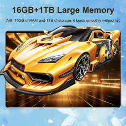 5G Global Version Pad 120000mAh 16MP+32MP 10.36 Inch Android 13 16GB+1TB  WPS+5G WiFi Bluetooth Dual SIM Phone Call Tablet