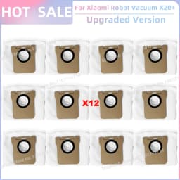 Fit For Xiaomi Robot Vacuum X20+, X10+ / X20 Plus, X10 Plus Parts Roller Side Brush Hepa Filter Mop Cloth Dust Bag Accessories