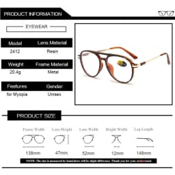 New Round Reading Glasses Oval Personality Presbyopia For Man Optical Frame Magnifier Full Rim Anti-Blue Female Fashion