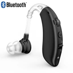 Rechargeable Digital Hearing Aid Adjustable Tone Best Sound Amplifier Portable Deaf Elderly BTE Hearing Aid