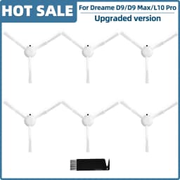 Fit For Dreame D9 / D9 Max / L10 Pro / Trouver LDS Finder RLS3 Parts Roller Side Brush Hepa Filter Mop Cloth Dusbin Water Tank