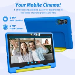 BUFO KT1016 10.1 Inch A523 Octa Core Tablet 24GB RAM 128GB ROM Android 15 1280*800 LCD Screen 5000mAh Battery Dual Camera 1TB TF Expand Type-C Charging Portable Tablet for Study Work Entertainment