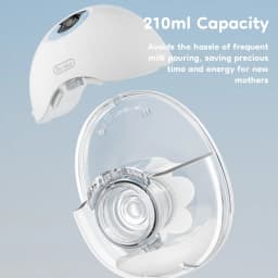 MAMIJOY 2PCS Wearable Breast Pump 4 Modes & 36 Levels Portable Electric Breast Pumps Comfort Milk Collector Hands Free Low Niose
