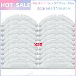 Fit for Roborock S7 Max Ultra Q100TSC Parts Main Roller Side Brush Hepa Filter Mop Pad Cloth Dust Bag Replacement Accessories