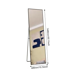 Rosahqnda Full Length Mirror 53x162cm Standing Mirror,Wall Mounted, Leanning, Floor Mirror,Full Body as Dressing Vanity Mirror
