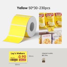 Niimbot Red & Black Dual Color Thermal Label Paper for B21 Pro Printer 300dpi Photo Paper With Adhesive Backing Card Stickers