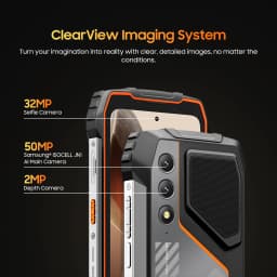OSCAL Pilot 1 6.67'' Rugged Phone, Gemini AI Android 14 Waterproof Outdoor Phone 6GB+256GB, Octa Core, 15000mAh (33W), Dual 4G