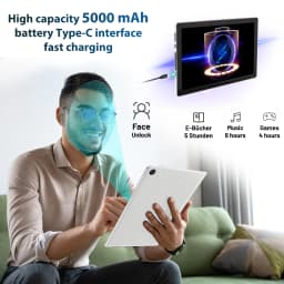C11 10.1 Inch Tablet PC Octa‑Core A523 Android 14 8(3+5)GB RAM 64GB ROM Widevine L1 5000mAh Type‑C OTG Dual Camera US Local Warehouse Stock