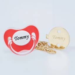 MIYOCAR personalized gold bling pacifier and all gold pacifier clip BPA free dummy unique design gift baby shower