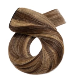 Clip In Human Hair Extensions 1 Piece 5 Clips 3/4 Full Head Clip On Remy Hair Extension Natural Color One-Piece Clip Ins