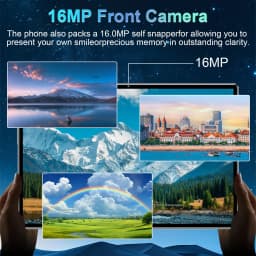 16MP+32MP Dual Camera Tablet Android 13 16GB RAM 1TB ROM 20000mAh Battery 5G WiFi Portable Device for Media Browsing Student Learning Everyday Use Nice Present