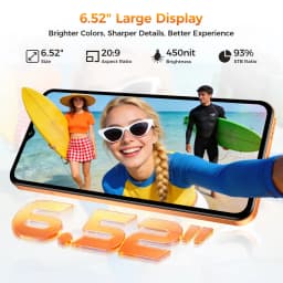 OUKITEL C17 Unlocked Cellphone,Android 16, 6.52-inch Display, 12GB (3+9)GB RAM + 32GB/64GB ROM, 5000mAh Battery, 13MP Camera
