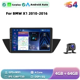 Podofo Android Car Radio For BMW X1 2010-2016 Carplay Android Auto Multimedia Player GPS Navigation RDS Head Unit