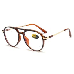 New Round Reading Glasses Oval Personality Presbyopia For Man Optical Frame Magnifier Full Rim Anti-Blue Female Fashion
