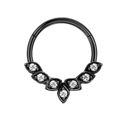 16G Stainless Steel Septum Ring Nose Hoop Ring Bee Bat Septum Piercing Cartilage Hoop Helix Tragus Daith Small Earrings