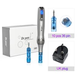 Dr. Pen M8S Microneedling Pen with 12 Replacement Cartridges Wireless Derma Microneedle Pen Kit ≤0.25mm Needle Skin Care Tool