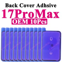 10pcs Waterproof Seal Sticker Back Cover Side For iPhone 16 Plus 15 Pro Max 14 17E Front LCD Display Adhesive Glue