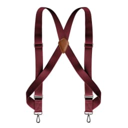 Trucker Suspenders for Men Work Heavy Duty 3.5cm Wide X-Back with 2 Side Hooks Clips Adjustable Elastic Big Tall Trouser Braces