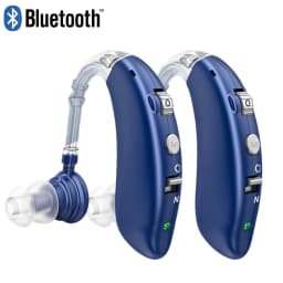 Rechargeable Digital Hearing Aid Adjustable Tone Best Sound Amplifier Portable Deaf Elderly BTE Hearing Aid