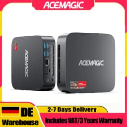 ACEMAGIC K1 Mini Pc AMD Ryzen 5 7430U 16GB LPDDR4X RAM 512GB SSD AMD Radeon™ Graphics Windows 11 Pro up to 4.3 GHz WiFi 6 HDMI 2.5G Gigabit Ethernet MINI Computer