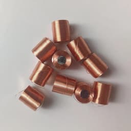 10PC/set Candle Lamp Coil Outer Diameter 9MM Height 10MM Inner Diameter 4MM with Iron Core Pure Copper Wire Micro Electromagnet