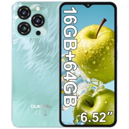 OUKITEL C3 Android 14 Cell Phone Unlocked-5000mAh Battery, 6.52'' Waterdrop Screen-16GB RAM+64GB/TF 1TB ROM Smartphone