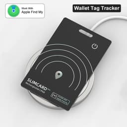 New Wireless Charging Tracking Location Wallet Tracker Card Waterproof GPS Locator Work with Apple Find My App Bluetooth Tracker
