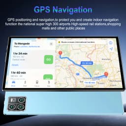 New 2026 5G Tablet 10.58 Inch HD Display 16GB RAM 1TB ROM 20000mAh 14 Core Android13 GPS WPS Dual SIM With Keyboard
