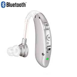 Rechargeable Digital Hearing Aid Adjustable Tone Best Sound Amplifier Portable Deaf Elderly BTE Hearing Aid