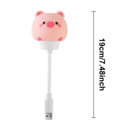 GGbingo USB/ Remote Control Night Light LED Cute Cartoon Bear Chick Kitten Night Light for Baby Kid Bedroom Decor Bedside Light