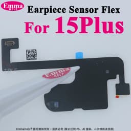 Earpiece Sensor Proximity Flex Cable Light for iPhone 16 Pro Max 15 Plus 14 17 Pro Mic Ear Speaker Microphone Repacement
